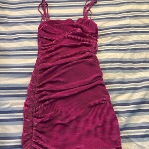 Lucy in the Sky Red Spaghetti Strap Mini Dress